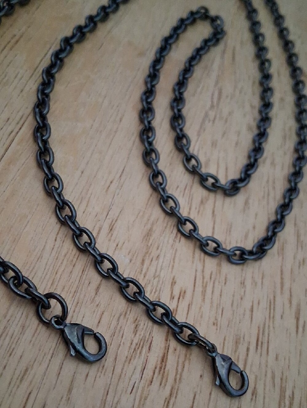 NWOT 48" Gunmetal Purse Chain Replacement RR145